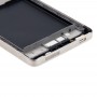 LCD marco frontal de la carcasa del bisel Placa para Xiaomi MI 4 (plata)