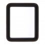 Pantalla frontal lente de cristal externa de Apple Seguir Serie 1 42 mm (Negro)