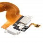 טעינה מקורה נמל + אוזניות אודיו ג'ק Flex כבל עבור מגע 5 iPod (לבנה)