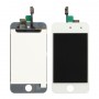 LCD Screen + Digitizer Touch Panel for iPod Touch 4(White)