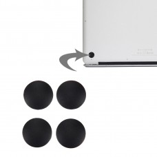 4 PCS for Macbook Air 11.6 inch & 13.3 inch (2010-2015) Bottom Case Rubber Mats(Black) 