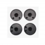 4 db Macbook Air 11,6 hüvelykes és 13,3 hüvelykes (2010-2015) Bottom Case Gumi szőnyeg (fekete)