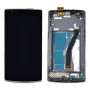 תצוגת LCD + לוח מגע עם מסגרת עבור OnePlus אחת (שחורה)