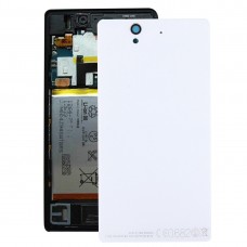 ალუმინის Battery დაბრუნება საფარის for Sony Xperia Z / L36h (თეთრი)
