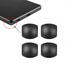 4 PCS frontalino bordo per Sony Xperia Z3 (Black)
