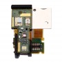 Кнопка живлення Flex кабель і гніздо навушників частин для Sony Xperia S / LT26 / LT26i