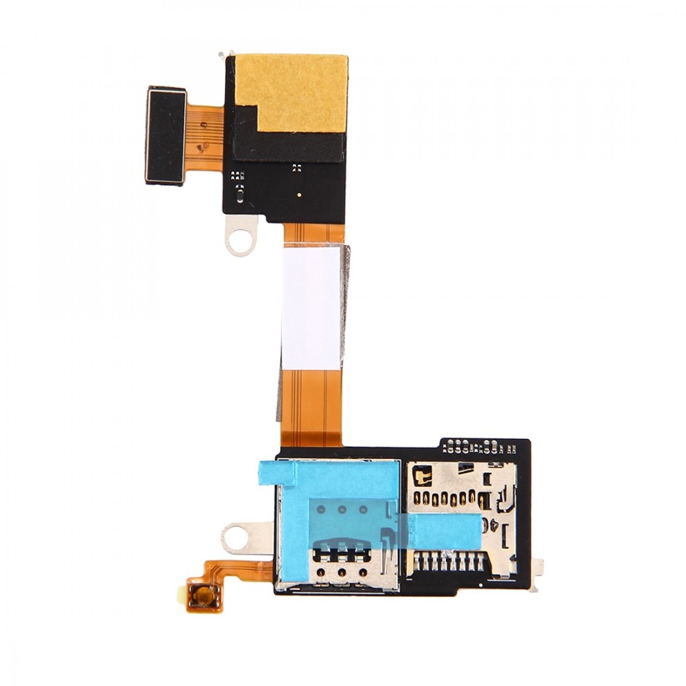 SIM Card Reader Kontakt Flex kabel Ribbon pro Sony Xperia M2 / D2303 / D2305 / D2306