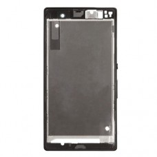 Első Ház LCD keret visszahelyezése Plate Sony Xperia Z / L36h / C6602 / C6603 (fekete)