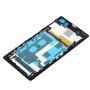 Front Housing LCD Frame Bezel Plate  for Sony Xperia Z1 / C6902 / L39h / C6903 / C6906 / C6943(Black)