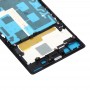 Преден Housing LCD Frame Bezel Plate за Sony Xperia Z 1 / C6902 / L39h / C6903 / C6906 / C6943 (черен)