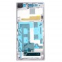 Front Housing LCD Frame Bezel Plate Sony Xperia Z1 / C6902 / L39h / C6903 / C6906 / C6943 (valge)