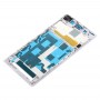 Front Housing LCD Frame Bezel Plate Sony Xperia Z1 / C6902 / L39h / C6903 / C6906 / C6943 (valge)