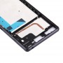 LCD marco frontal de la carcasa del bisel de la placa para Sony Xperia Z3 / L55W / D6603 (Negro)