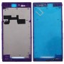 Front Housing LCD Frame Bezel Plate for Sony Xperia Z Ultra / XL39h / C6802(Purple)