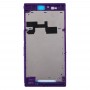 წინა საბინაო LCD ჩარჩო Bezel Plate for Sony Xperia Z Ultra / XL39h / C6802 (Purple)