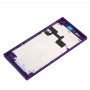 Преден Housing LCD Frame Bezel Plate за Sony Xperia Z Ultra / XL39h / C6802 (Purple)
