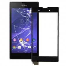 Pekskärm för Sony Xperia T3 / M50W (svart) 