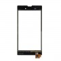 Pekskärm för Sony Xperia T3 / M50W (svart)