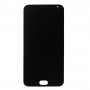 LCD Screen and Digitizer Full Assembly with Frame for Meizu MX5 (Black)