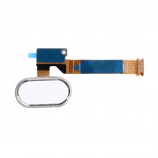 Knopf-Flexkabel mit Fingerabdruck-Identifikation für Meizu MX-5 (weiß)