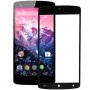 Висока якість Передній екран Outer скло об'єктива для LG Nexus 5 / D820 / D821 (чорний)