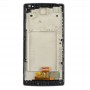 LCD Screen and Digitizer Full Assembly with Frame for LG SPIRIT / H440n / H441 / H443(Black)