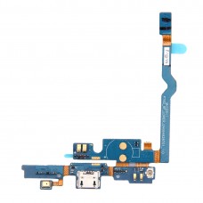 USB מחבר טעינה נמל Flex Cable & מיקרופון Flex כבל עבור LG P760 / Optimus L9 / P765 / P768 