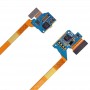 USB-laddningsanslutning Port Flex Cable & Microphone Flex Cable för LG G2 / LS980