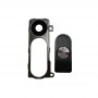 Задня камера Кришка об'єктива + Приводні і Кнопки гучності для LG G3 / D855 (чорний)
