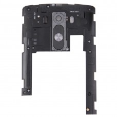 Takalevy Kotelo Kameran linssi Panel LG G3 / D855 (musta)