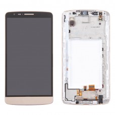 LG G3スタイラス/ D690用フレームと液晶画面とデジタイザフル・アセンブリ（ゴールド）