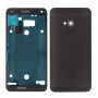 Полная крышка корпуса (передняя панель Корпус LCD рамка ободок Тарелка + задняя обложка) для HTC One M7 / 801E (черная)