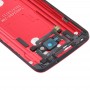 Full Housing Cover (Front Housing LCD Frame Bezel Plate + Back Cover) for HTC One M7 / 801e(Red)