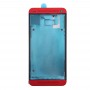 სრული საბინაო საფარის (Front საბინაო LCD ჩარჩო Bezel Plate + Back Cover) HTC ერთი M7 / 801e (წითელი)