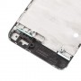 LCD marco frontal de la carcasa del bisel Placa para HTC uno mini 2 / M8 Mini (Negro)
