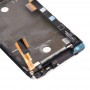 ЖК-дисплей + Сенсорная панель с рамкой для HTC One M7 / 801E (серебро)