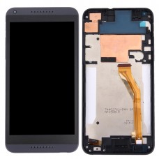 תצוגת LCD + לוח מגע עם מסגרת עבור Desire HTC 816 (שחורה) 