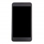 LCD kijelző + érintőpanel kerettel Nokia Lumia 630/635 (fekete)