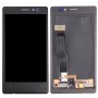LCD kijelző + érintőpanel Nokia Lumia 925 (fekete)