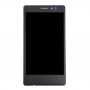 LCD kijelző + érintőpanel Nokia Lumia 925 (fekete)