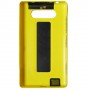 Pulsante Cover di copertura posteriore della batteria + laterale per Nokia Lumia 820 (giallo)