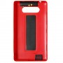 ノキアLumia 820用オリジナル住宅バッテリーバックカバー+サイドボタン（赤）