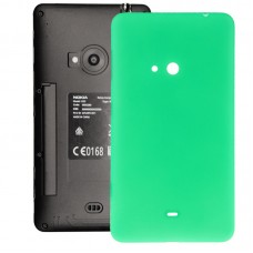 Copertura posteriore Cover di batteria con il tasto laterale per Nokia Lumia 625 (verde) 