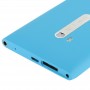 Boîtier de la batterie couverture arrière avec bouton latéral Câble Flex pour Nokia Lumia 900 (Bleu)