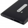 Gehäuse-Batterie-rückseitige Abdeckung mit seitlicher Knopf-Flexkabel für Nokia Lumia 900 (Schwarz)