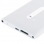 Pulsante Housing copertura posteriore della batteria Con laterale cavo della flessione per Nokia Lumia 900 (bianco)
