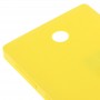 Оригинальный Пластиковые батареи задняя крышка + Боковая кнопка для Nokia X (желтый)