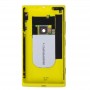 La copertura posteriore originale + vassoio di carta di SIM per Nokia Lumia 920 (giallo)