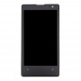 LCD дисплей + тъчскрийн дисплей с Frame за Nokia Lumia 1020 (черен)