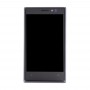 Display LCD + Touch Panel con telaio per il Nokia Lumia 925 (nero)